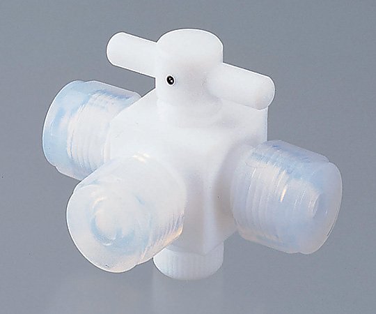 7-286-05 YK接続3方コック(接続型) 6mm 富士工業