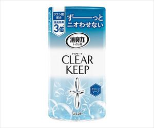 7-2925-11 トイレの消臭力 CLEAR KEEP 400mL クリーンソープ 13052エステー