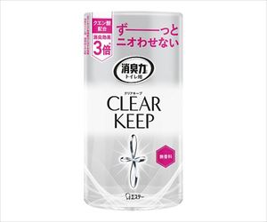 7-2925-12 トイレの消臭力 CLEAR KEEP 400mL 無香料 13053エステー