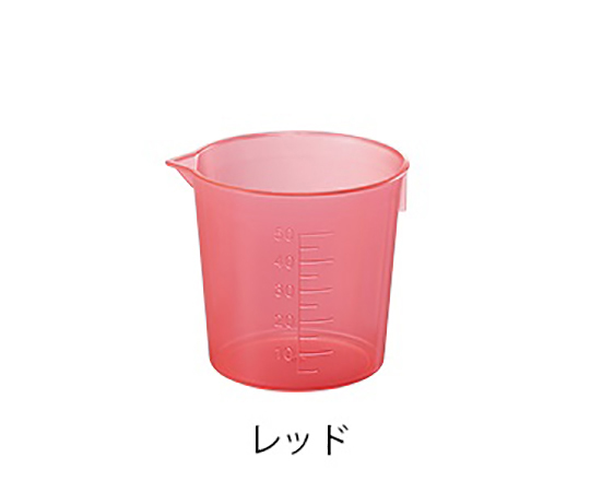 7-3073-02 カラーカップ レッド ナビス(アズワン)