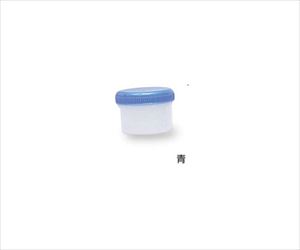 7-3127-11 増量丸底プラツボ 未滅菌 120mL 青 50個入 ケーエム化学