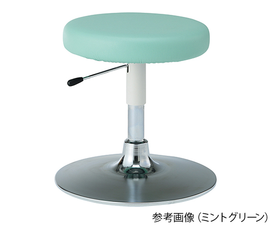 【グリーン購入法】7-3238-11 メディカルソフトスツール（座面ワイドタイプ） ライトブルー BA-13Z