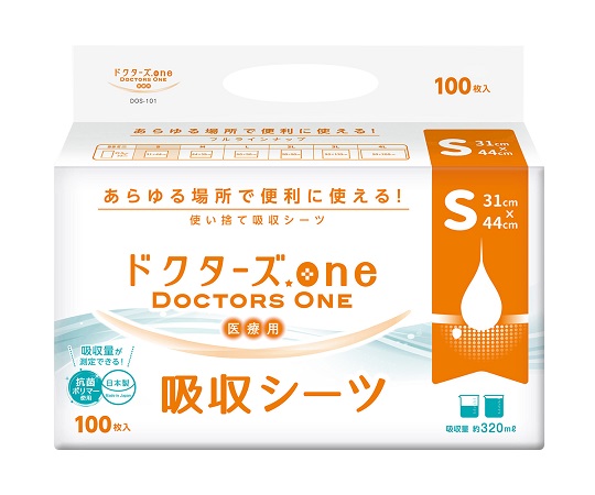 7-4182-11 ドクターズone吸収シーツ 100枚入 S第一衛材