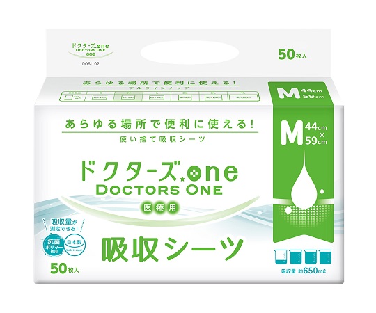 7-4182-12 ドクターズone吸収シーツ 50枚入 M第一衛材