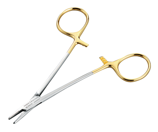 【医療機器クラス1】【医療機器クラス1】nopa7-4352-01　デルフ持針器 125mm　DNH125nopa