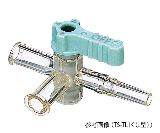 7-4622-01 三方活栓 テルフュージョン L型 180° 緑 TS-TL1Kテルモ