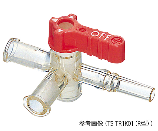 7-4622-04 三方活栓 テルフュージョン R型 360° 赤 TS-TR1K01テルモ