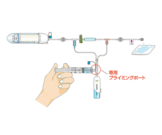 7-4691-02 シュアーフューザーA PCAセット 50mL (ボーラス0.5mL、持続0.5mL／h、ロックアウト30分)