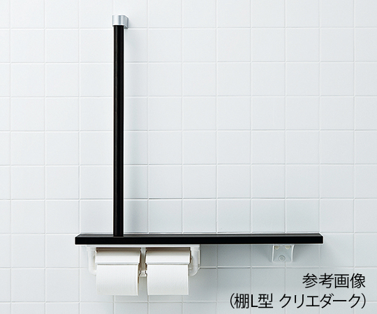 7-4949-04 木製手すり(棚L型) ホワイト LIXIL(INAX)
