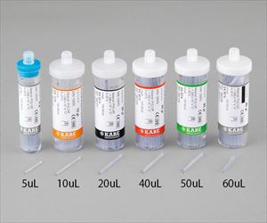 7-540-01 プラスチック製エンドトゥエンド毛細管（プレイン） 5μL 100本入 60725