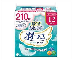7-544-03 リフレ 超うす安心パッド（羽つき） 200mL 12枚入 17796リブドゥコーポレーション