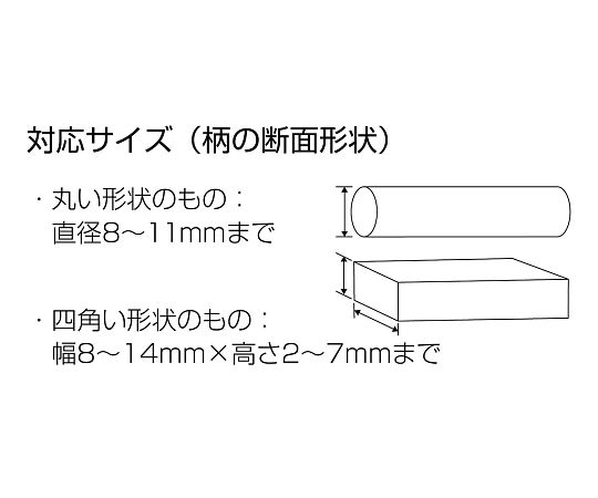 7-5812-01 すべりにくいグリップ 19101リッチェル