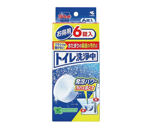 7-5840-01 ブルーレットトイレ洗浄中 6錠（フレッシュミントの香り） 小林製薬