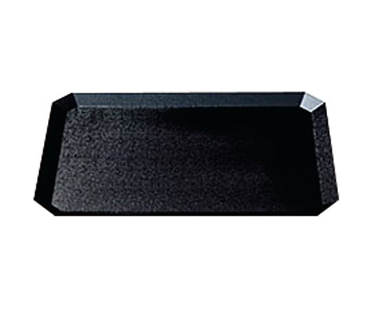 7-5932-02 お盆（耐熱トレイタイプ） 黒 7000信濃化学工業