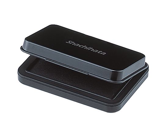 7-6021-02 シヤチハタスタンプ台 中形 黒 HGN-2-Kシヤチハタ