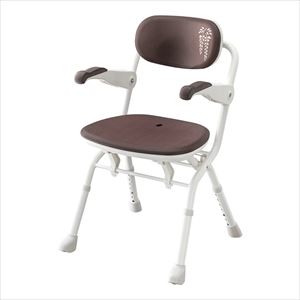 7-6433-01 楽らく開閉シャワーベンチSフィット（もちぷる） 536126アロン化成