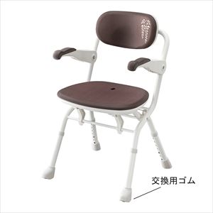 7-6433-11 楽らく開閉シャワーベンチSフィット（もちぷる）交換用ゴム（4個入） アロン化成