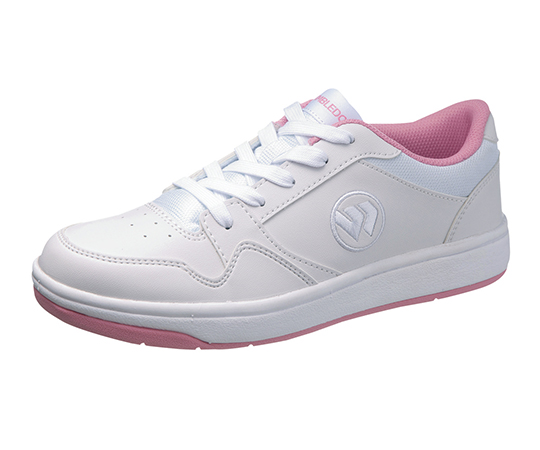 7-6441-05 軽量シューズ ホワイト/ピンク 23.0cm WB 037アサヒシューズ