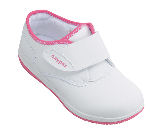 7-6460-02 オキシパス エミリー（女性用） フクシャピンク 23.5～24.0cm OX3002ディーフェイズ