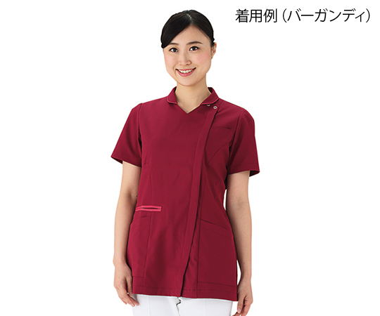 ナガイレーベン7-6582-02　女子ハイブリッドメディウェア　バーガンディ　M ML1142ナガイレーベン