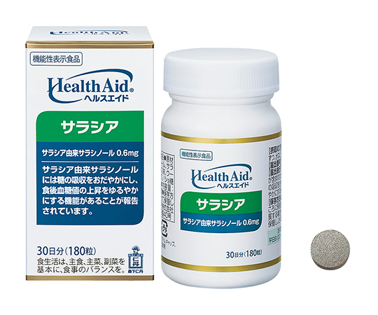 【軽減税率適用】【軽減税率適用】森下仁丹7-6679-01　ヘルスエイド（R）　サラシア　1箱（180粒入） 森下仁丹