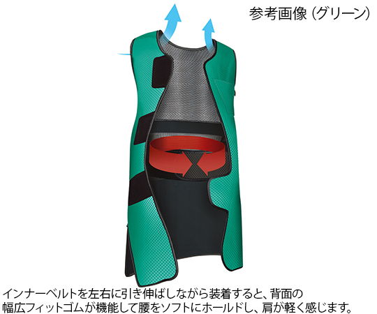 【医療機器クラス1】【医療機器クラス1】マエダ/HAGOROMO7-6700-03　放射線防護用前掛　HAGOROMO　ワンダー