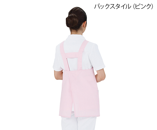 7-6709-03 エプロン（ショート丈） インディゴフレッシュ 4L～5L DE0001ディーフェイズ