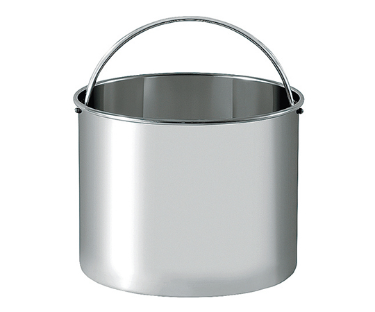 平山製作所7-6762-16　高圧蒸気滅菌器（オートクレーブ）　HV-Ⅱシリーズ用滅菌缶　Φ210×H255 HV-25II平山