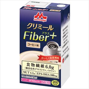 【軽減税率適用】7-6771-01 エンジョイクリミール Fiber+（栄養補助食品） コーヒー味 1箱（24パック入） クリニ