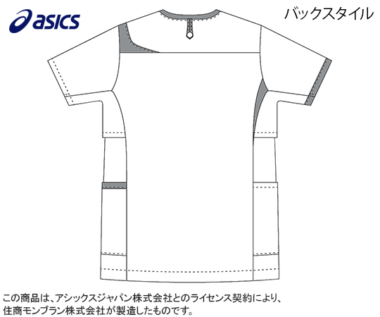 アシックス（住商モンブラン）7-7093-03　メンズジャケット　アシックス　シャインレッド×ブラック　L CHM854-219