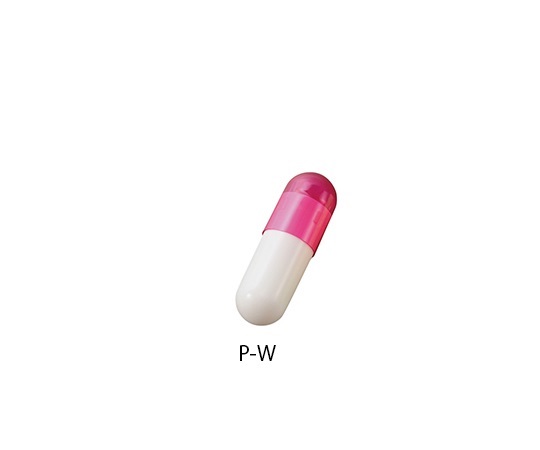 【医療用医薬品】【医療用医薬品】松屋7-7209-02　日本薬局方カプセル2号（カラーカプセル）　クリアーピンク/ホワイト P-