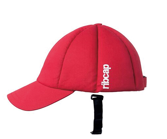 Ribcap7-7453-02　保護キャップ　Baseball　レッド　大 Ribcap