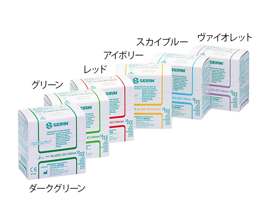 【滅菌】【医療機器クラス2】【滅菌】【医療機器クラス2】セイリン7-7466-12　セイリンディスポ鍼（Jタイプ）　100本入　