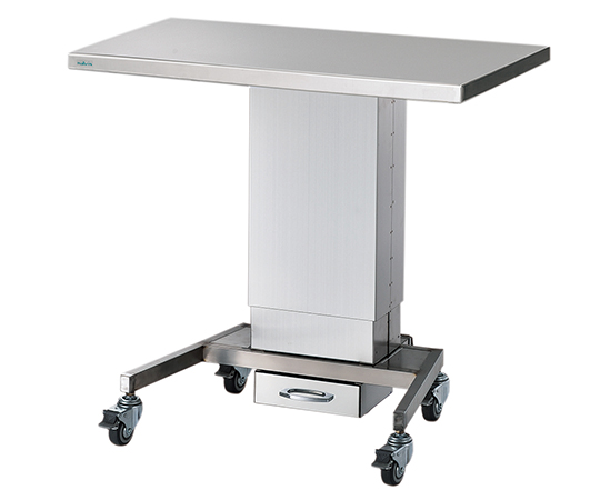 ナビス（アズワン）7-7486-01　NVメーヨー型消毒盤台（電動昇降・充電式バッテリー内蔵・フラット天板） NV-S900EF