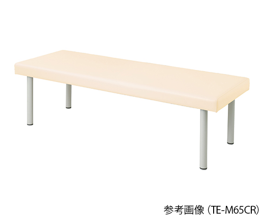 【組立必要】7-7498-06 カラフル診察台（ベッド高さ550mm） クリーム TE-M60CRナビス(アズワン)