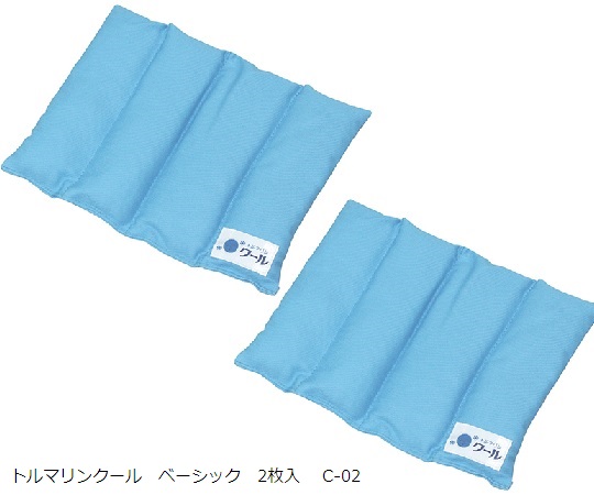 タオ7-7561-02　トルマリンクール　ベーシック　2枚入 C-02タオ