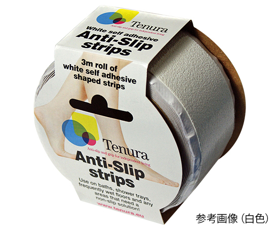 7-7607-01 スリップ防止ステッカー 長方形 200×20 白色 30枚入 T/AQUA/S-WHITETenura