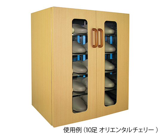 東邦歯科産業7-7636-16　［受注停止］UVクリーン　エクセレント（殺菌スリッパ保管庫）　10足　ゼブラウッドライト 東邦歯