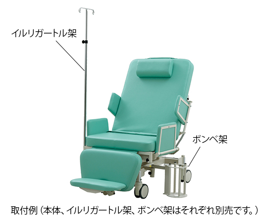 7-7716-13 移動式検査処置台（電動昇降）TS-ET専用イルリガートル架 ナビス(アズワン)