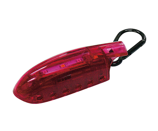 7-8167-03 ホイッスルLEDフラッシュライト GLOW FREE ピンク KE-82コンテック