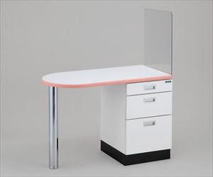 【組立必要】7-819-01 採血テーブル 1110×550×1300mm OT-1155Wナビス（アズワン）