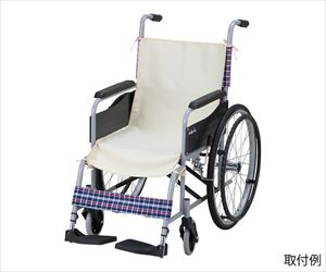 7-824-02 車いすシートカバー（吸水速乾・高耐久性） 450×900mm シート全体用 PKナビス（アズワン）