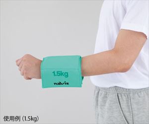 7-826-07 ウエイトバンド 150×575mm イエロー TW-300ナビス（アズワン）