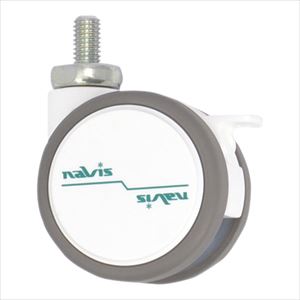 7-8320-01-01 ナビスキャスターφ50mm ネジ ストッパー付き FW050N8SL-14-AZナビス（アズワン）