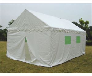 【大型商品※送料別途】7-881-01 防災&災害専用テント 3550×5310×3070mm AZKS-1越智工業所 【大型商品※送料別途】7-881-01 防災&災害専用テント 3550×5310×3070mm AZKS-1越智工業所