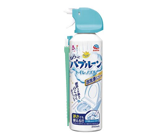 アース製薬7-8971-01　らくハピ　ねらってバブルーン　トイレノズル　200mL アース製薬