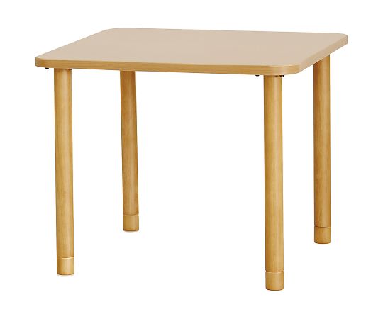 【組立必要】【組立必要】グローリープラン7-9004-01　メラミンテーブル　ライトブラウン　正方形　2人掛け TM3-K909