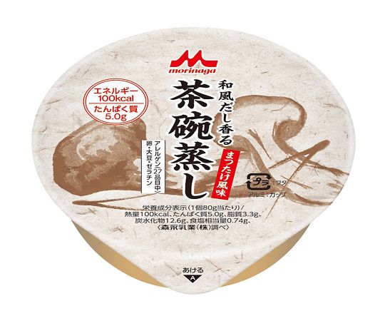 【軽減税率適用】【軽減税率適用】クリニコ7-9112-06　和風だし香茶碗蒸し（栄養補助食品）　まつたけ風味 クリニコ