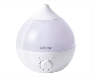 7-9471-01 超音波加湿器 デュードロップL 超音波式 HFT-2138WHスリーアップ