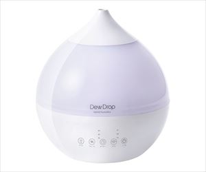 7-9471-02 超音波加湿器 デュードロップL ハイブリッド式（超音波+ヒーター） HFT-1718WHスリーアップ